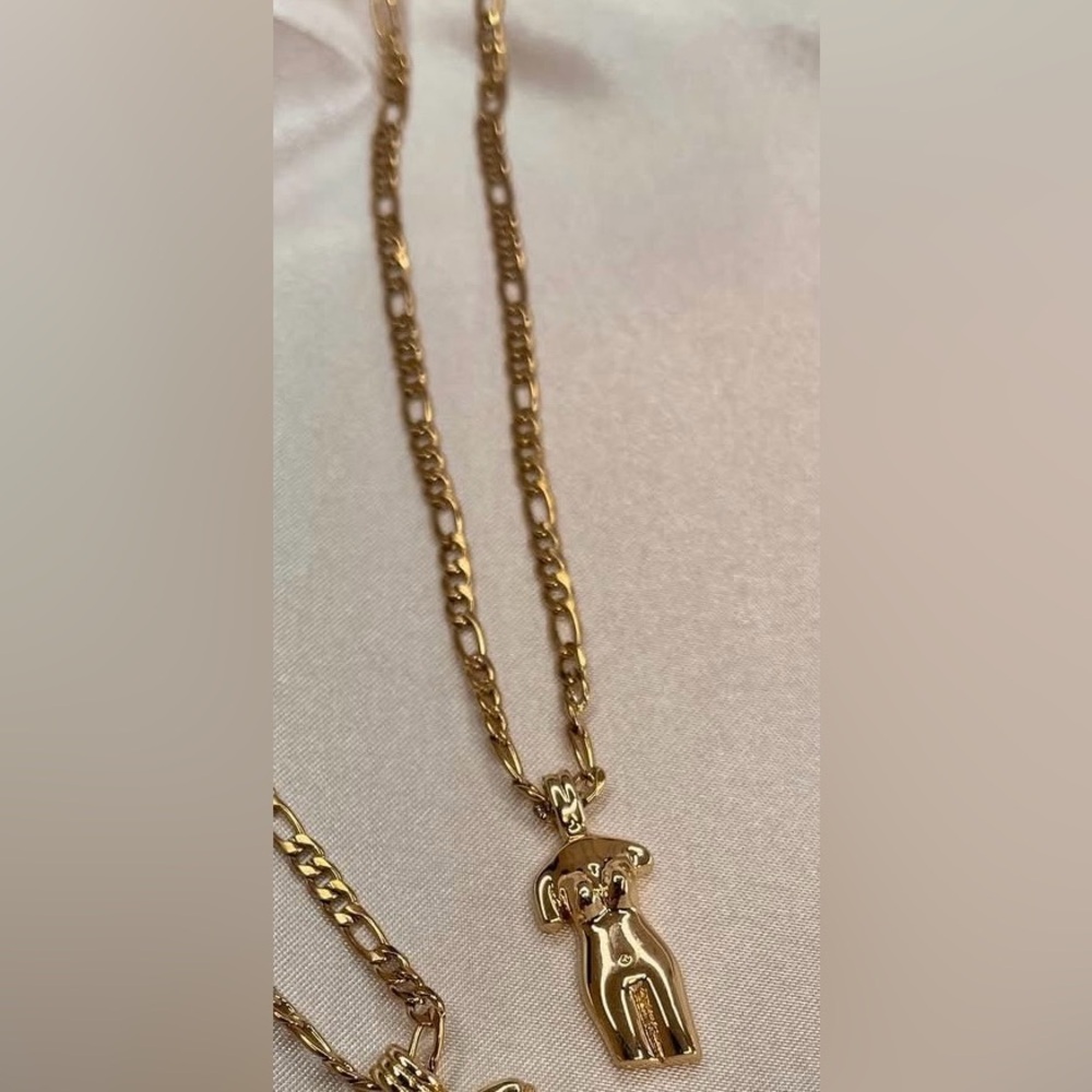 Gold Plated Women Body Necklace